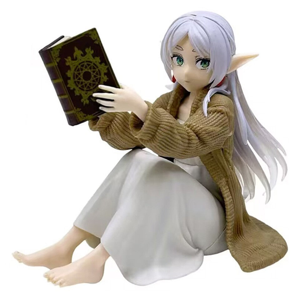 Frieren: Beyond Journey's End Anime Figure para Mesa - Fofa, com Pijama, Caça ao Tesouro - Frieren Action Figure Estatueta Modelo Boneca Brinquedo