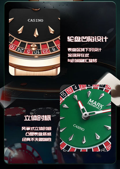 High Quality Mark Fairwhale Mens Wristwatch Fashion Unique Rotating  Roulette Dial Waterproof Quartz Man Watche Dropshipping ?