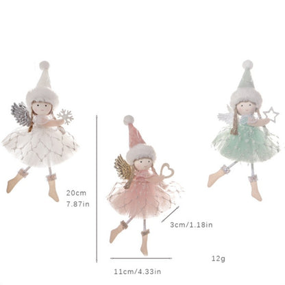 New Year 2024 Christmas Angel Dolls Xmas Tree Pendant Ornaments Navidad 2022 Christmas Decoration for Home Natal Gifts Noel Deco