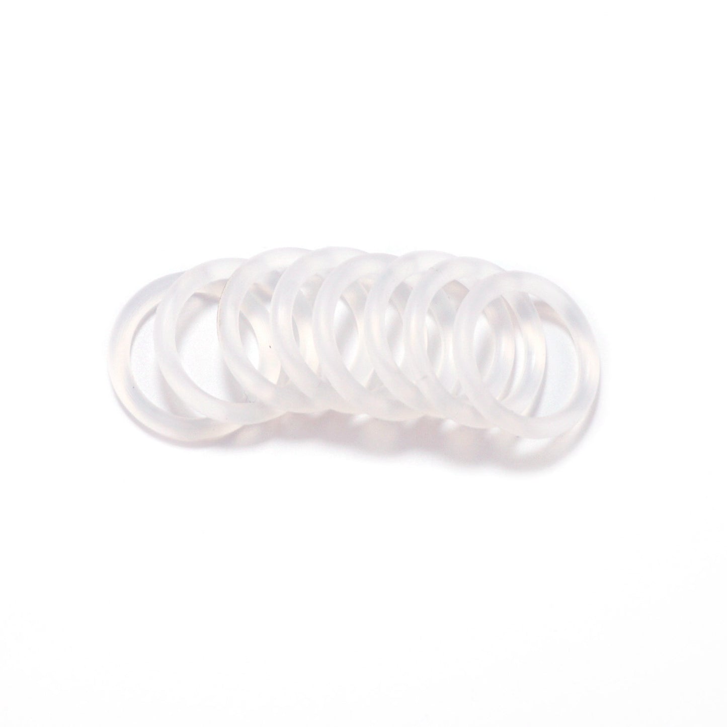 Sutoyuen 30PCS BPA Free Safe Silicone Baby Pacifier Dummy Ring MAN Adapter O Ring ilicone Inner Diameter 21mm