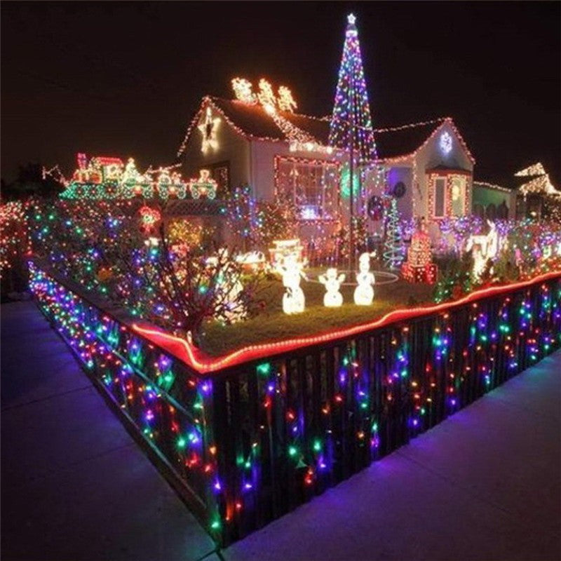 110V 220V 10M 100 Led String Garland Christmas Tree Chain Fairy Light  Waterproof Home Garden Party Outdoor Holiday Decoration