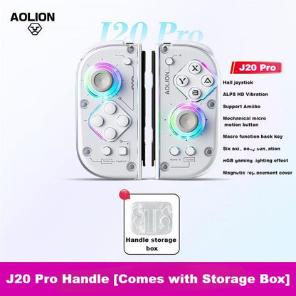 AOLION J20 Hall Joy-con Gamepad for NS2/Switch OLED/Switch NFC HD Shake Lite Left and Right Split Game Controller
