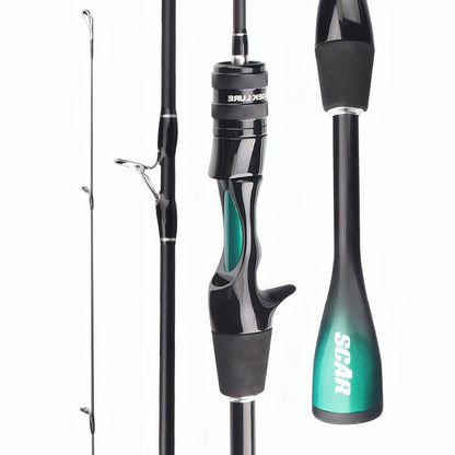 Vara de Pesca de Carpa, Baixo, Truta em Fibra de Carbono UL Ultraleve, Vara de Spinning e Casting, 1,8m 1,68m, Vara para Iscas Pequenas
