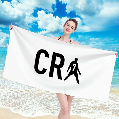 Cristiano Ronaldo Spa Personal Care Beach Towel For Bath Towels Bathroom Set Accessories Sauna Turban for Hair Drying Large Home
