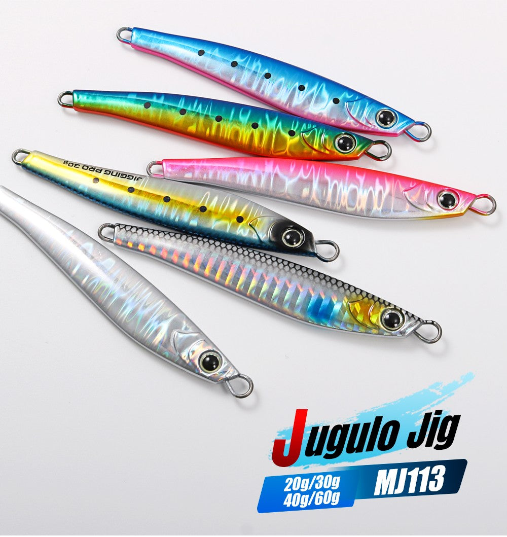 JIGGING PRO Jugulo Jig 15g 20g 30g 40g 60g Casting Jig Pesca de Costa Metal Jig Isca Pesca Marítima