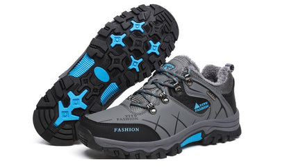 Botas de Neve Masculinas de Inverno Impermeáveis de Couro Tênis Super Quentes Botas Masculinas Botas de Caminhada ao Ar Livre Sapatos de Trabalho Tamanho 39-47