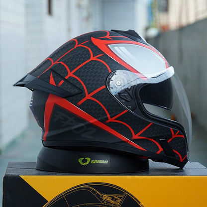 Capacete articulado para motociclistas, com dupla certificação 3C e DOT, e viseira dupla, importado da China