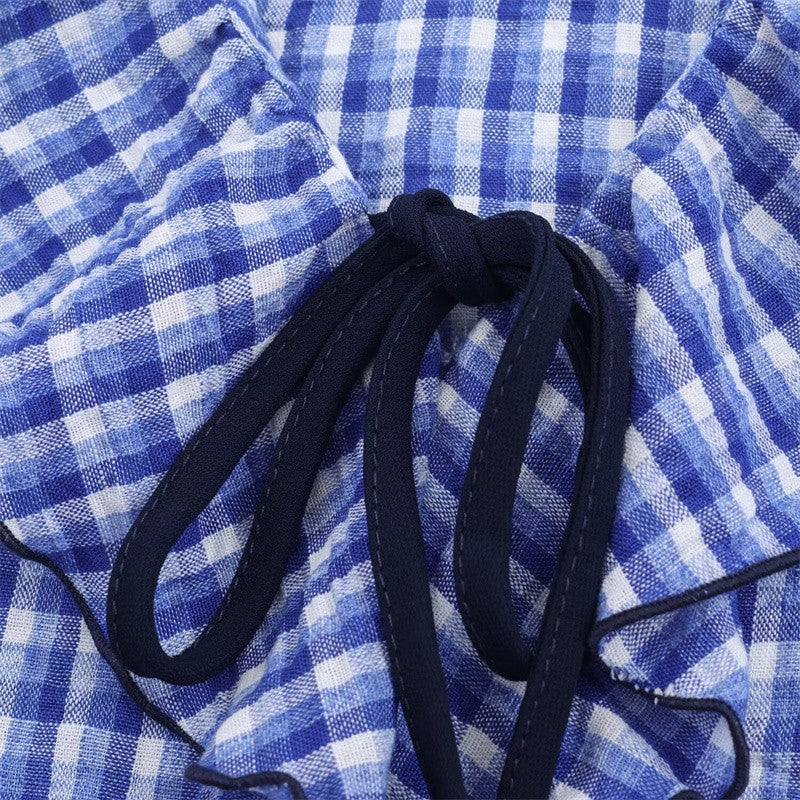 Women's Shirt Fall 2025 New Red Check Long Sleeve Stacked Decoration Pastoral Collegiate Shirt Casual Fashion Lively Personality