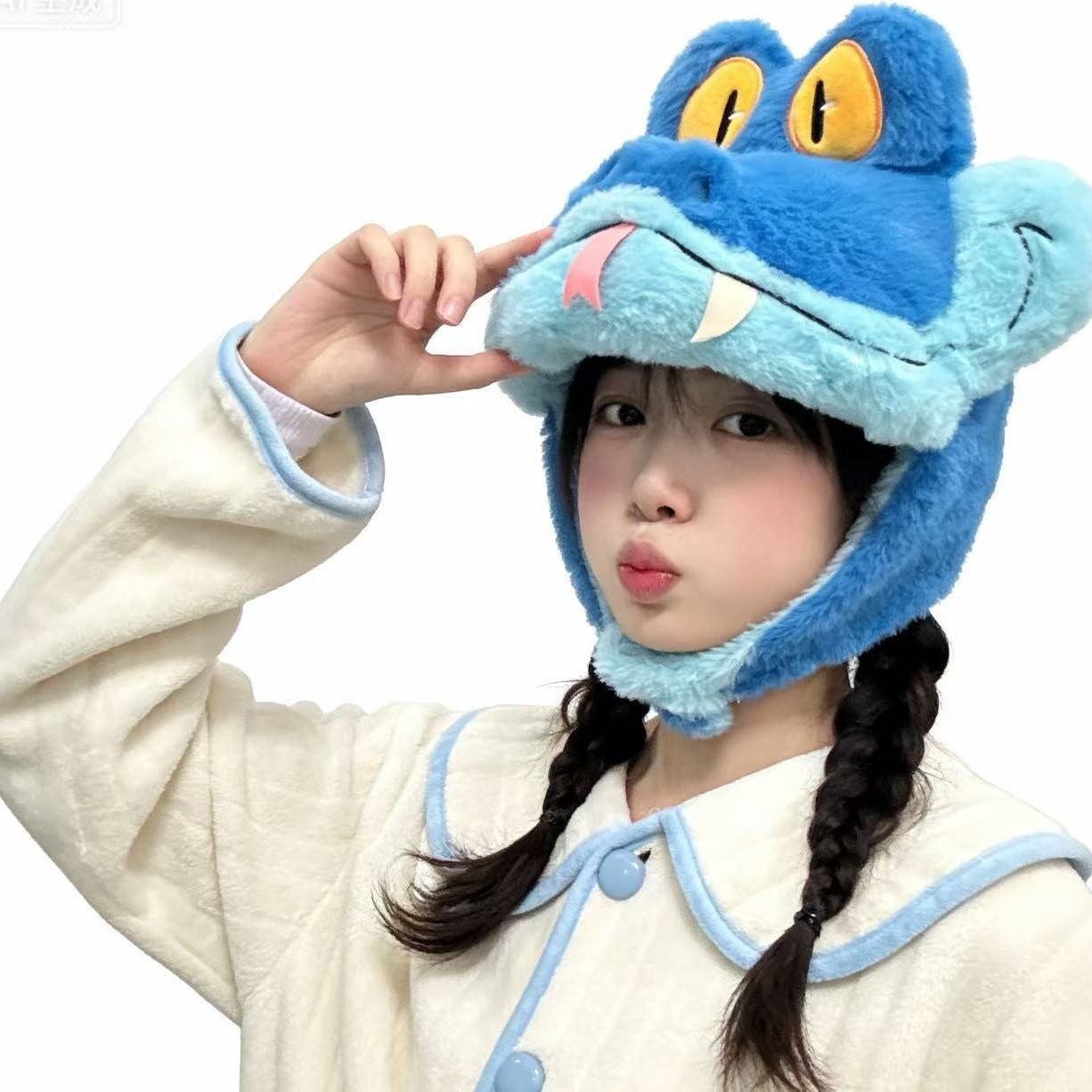 Disney Zootopia 2 Kawaigari Chapéu de Pelúcia de Cobra Desenho Animado Anime Chapéu Fofo Almofada em U Travesseiro Quente de Inverno Para Escritório Presente para Meninas