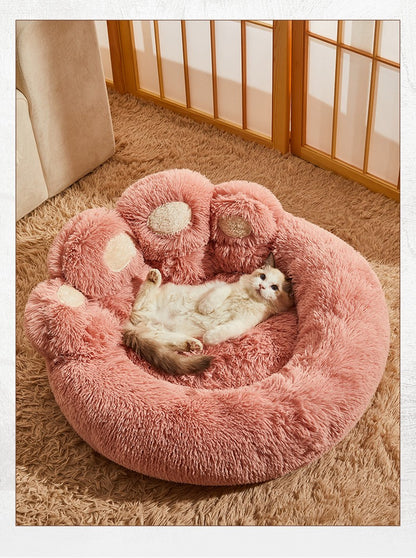 Cama para Cachorro Macia Inverno Pelúcia Acessórios para Canil Produtos para Animais de Estimação Camas para Cães Grandes Sofá Cesto Pequeno Tapete Gatos Almofada Grande Filhote