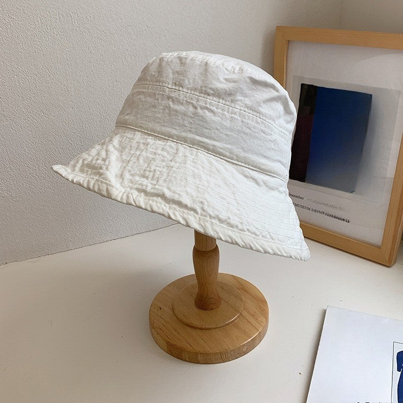 Korean style Hat Women's Summer Face Slimming Sunshade Hat Casual Cotton bucket Cap ????? ?? ?????? ???????
