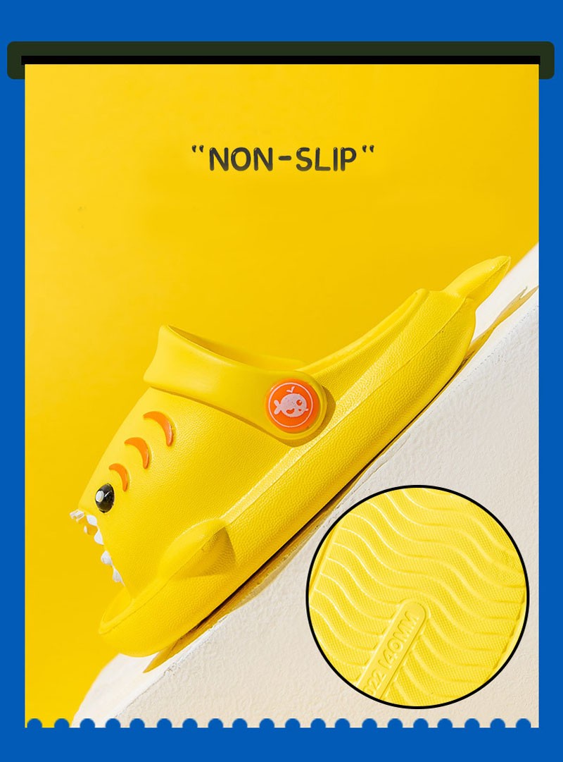 Children Sandals Kids Cartoon Shark Summer Toddler Boys Girls Soft Sole Baby Shoes Anti-Slip Slippers