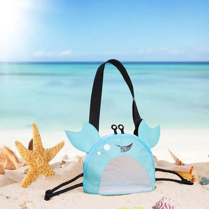 Crab Children's Beach Bag Storage Bag Outdoor Shell Bag Travel Crossbody Small Backpack Toy Storage Bag