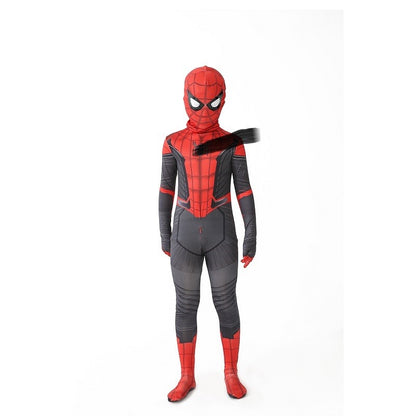 Spider-Gwen Official Adult Zentai Halloween Costume - Hooded Spandex Jumpsuit with Pull On Spandex Mask