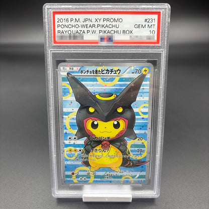 DIY 2016 P.M. JPN.XY PROMO PIKACHU Versão Coleção Cartão 10 Pontos Classificação Cartão PIKACHU CAIXA ESPECIAL Anime Jogo Cartão Presente Brinquedo
