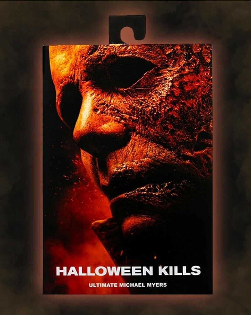 NECA Figure Michael Myers Figure With LED Halloween Ultimate Action Figure Model Toys Joint Movable Doll Christmas Present