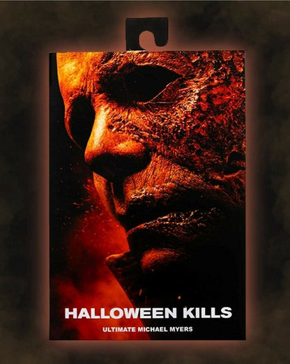 NECA Figure Michael Myers Figure With LED Halloween Ultimate Action Figure Model Toys Joint Movable Doll Christmas Present