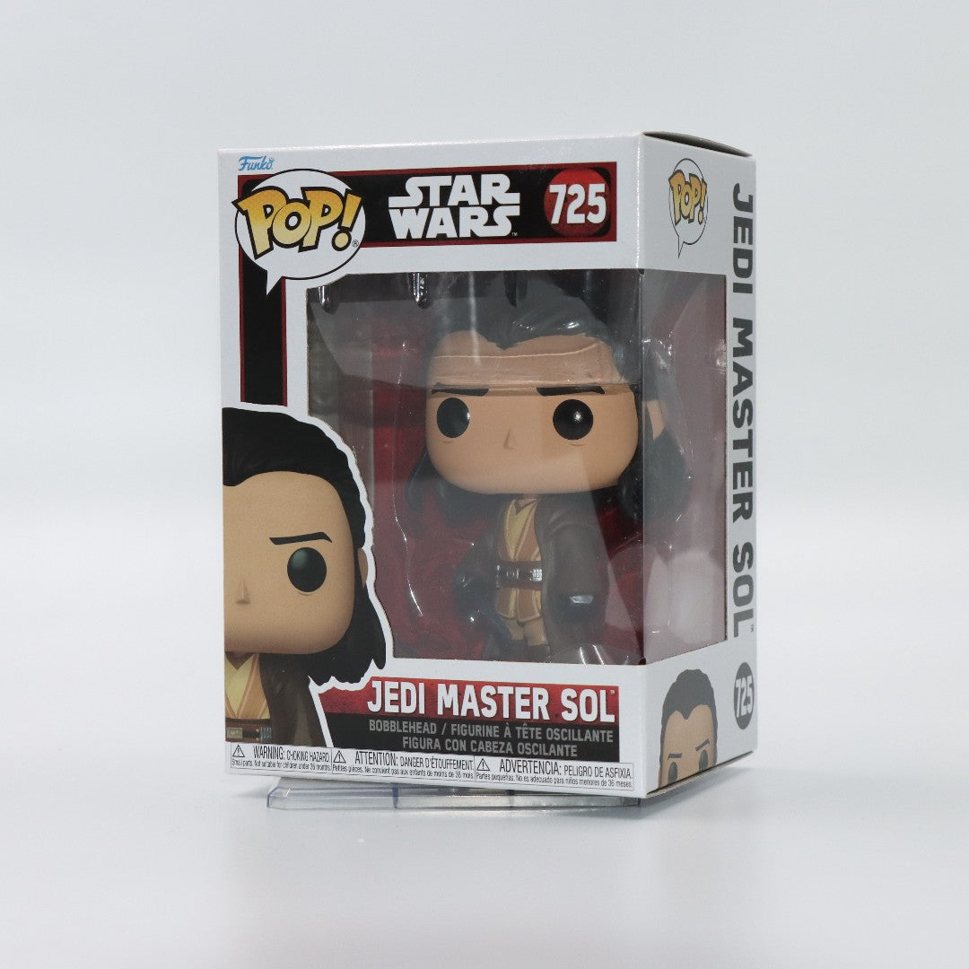 Funko Pop Original Star Wars Yoda Fandar #724 Mestre Jedi Sol #725 Anime Boneco de Ação Modelo Brinquedo Presente Colecionável