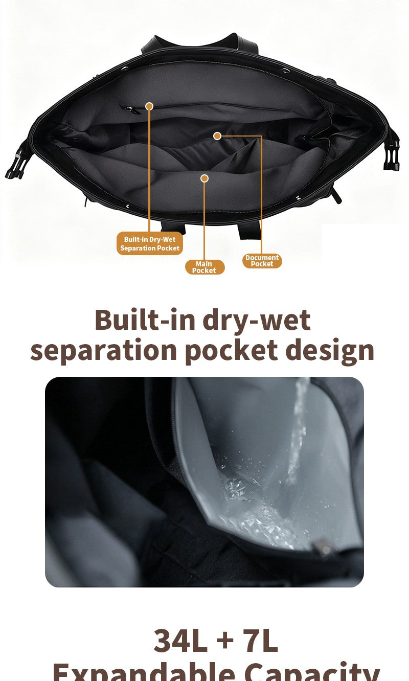 Large Duffle Bag for Travel Waterproof Gym Duffel Bag Men Durable Carry on Weekender Overnight Sports Luggage Weekend  Workout