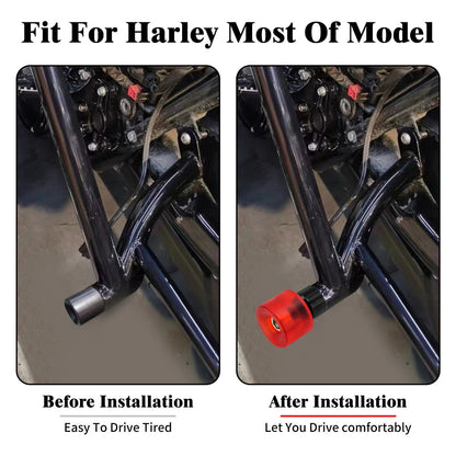 Protetor de motor contra queda M12 para motocicleta, protetor de barra de impacto, preto/azul, para Harley Touring FLHR Softail Dyna Sportster