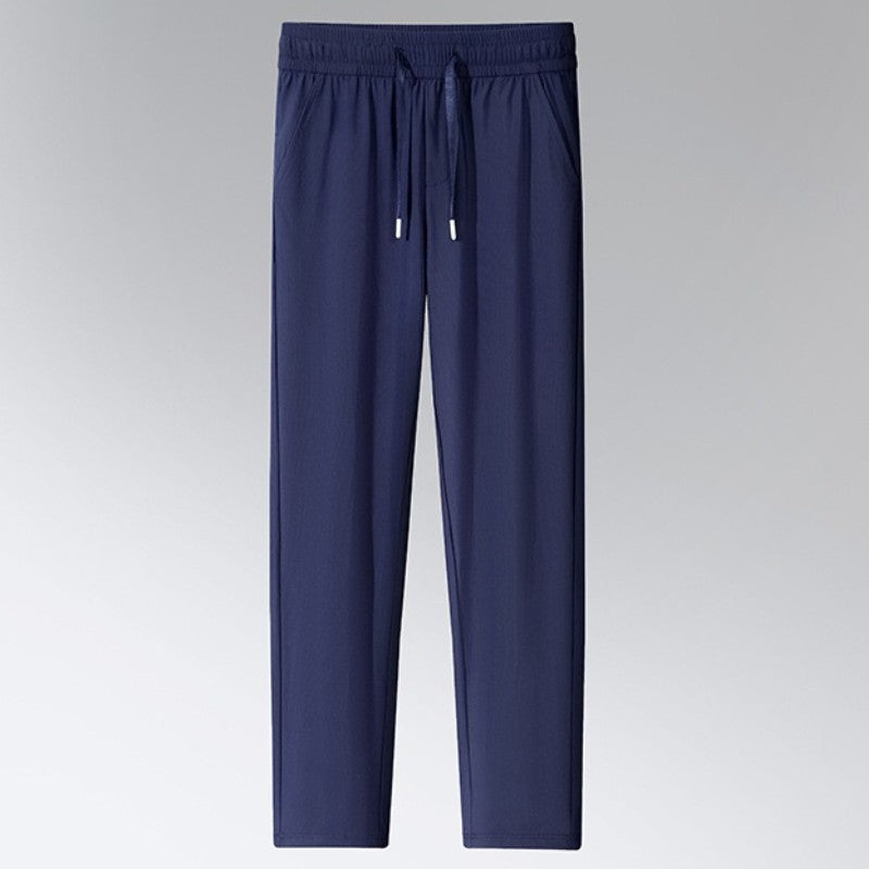 Thin Straight Stretch Casual Man Trousers M-4XL Spring and Autumn New Men's Pants Loose Pants Haren Pants Japanese Casual Pants