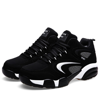 Plus Size Men's Trendy Colour Block Sneakers, Comfy Non Slip Lace Up Casual Durable Shoes For Men's Outdoor Activities