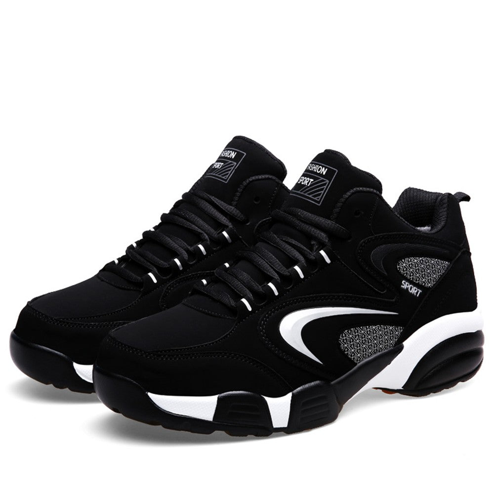 Plus Size Men's Trendy Colour Block Sneakers, Comfy Non Slip Lace Up Casual Durable Shoes For Men's Outdoor Activities