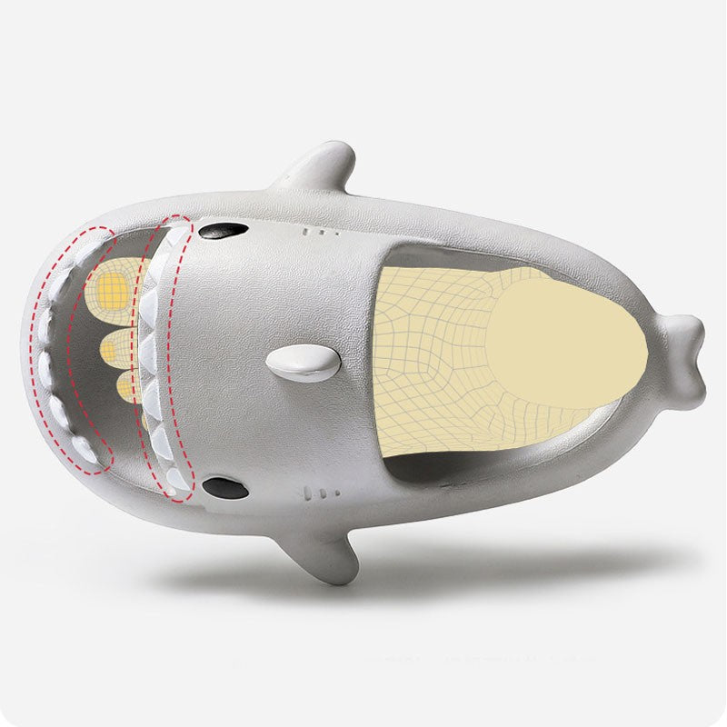 Children Slippers Cartoon Shark Sandals Summer Boys Girls Baby Kids Shoes Soft Sole Anti-Slip