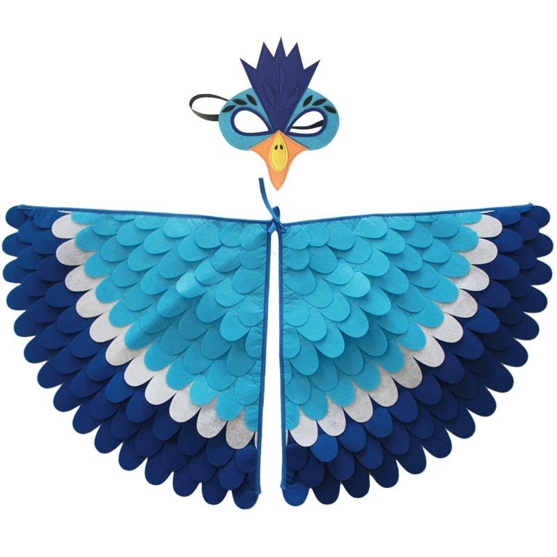 Kids Animal Costume Birds Felt Wings Fun Cosplay Halloween Costumes Butterfly Wing