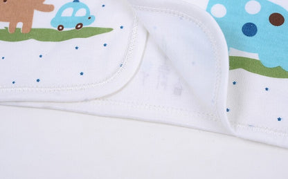 0-3M Newborn Baby Unisex Clothes Underwear Animal Print Shirt and Pants 2PCS Boys Girls Cotton Soft