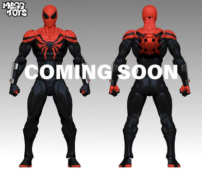 NOVO Boneco de Ação Spider de Brinquedo Anime Terno Preto Vizinho Symbiote Aranha Escarlate Kaine Parker Aranha Vermelha Preta