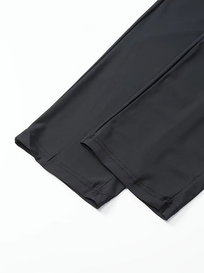 Calça Jogger Masculina Plus Size Respirável para Homens Calça de Moletom Secagem Rápida Reta Cós Elástico Estilo Coreano Clássico Esportivo