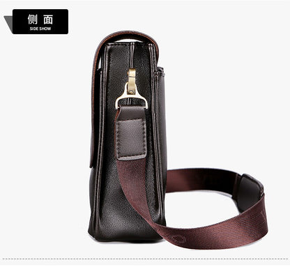 The leisure business single shoulder bag Polo vertical bag man trend inclined shoulder bag