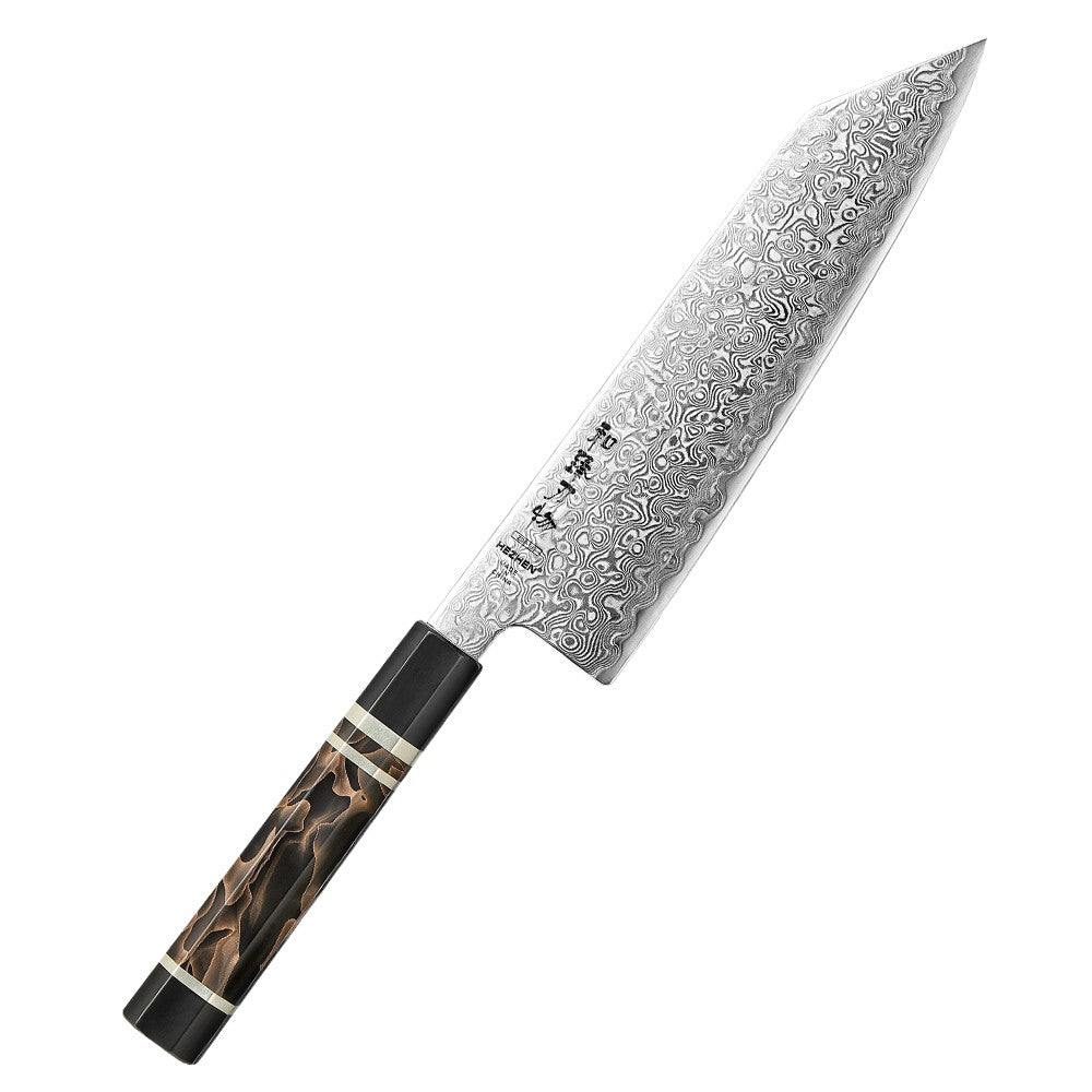HEZHEN 8.3 Inch Bunka Knife 49 Layers ZDP-189 Damascus steel Powder Core Steel Kitchen Cook Wooden Gift Box kiritsuke Knife