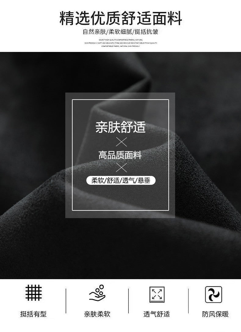 Leather Jacket Men Suede Coats Pocket Windbreaker Oversized 6XL 7XL 8XL Plus Size Street Moto Autumn Brand Waterproof Softshell