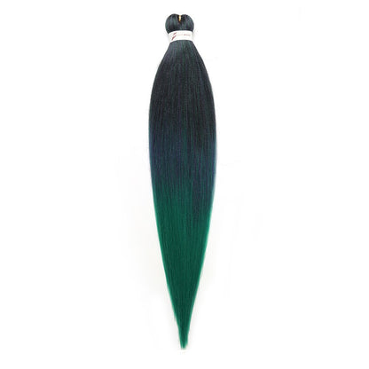 Cabelo Sintético Trançado Pré-esticado Profissional Sem Coceira Fibra Que Sela Em Água Quente 30'' Ombre Textura Yaki Extensões de Cabelo para Trança