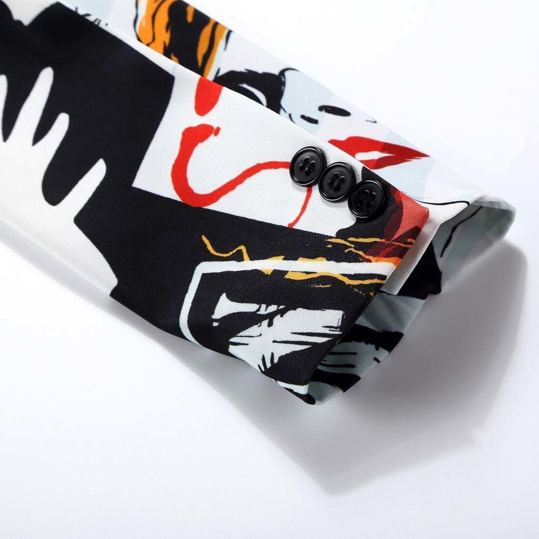 Jacket for Men Party Blue Animal Print Menswear Coats High Quality Man Suits and Blazers Fashion 2025 Fashionable Clothing New