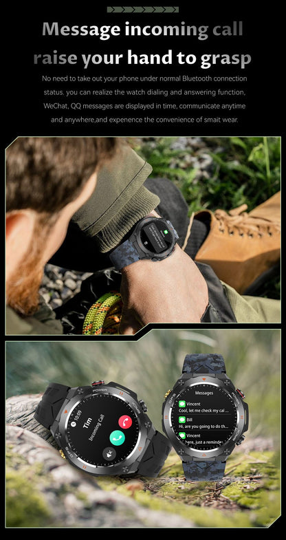 Smartwatch COLMI V75 GPS 2024 Tela Ultra HD de 1.45" GPS e Bússola Integrados Faz/Recebe Chamadas Bateria de 650mAh