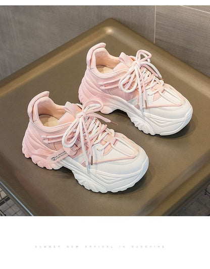 Women's Shoes Casual Shoes Spring Sneakers Platform Woman-shoes Tennis Female Fashion Thick Sole 2024 Roses Trainers Increased I