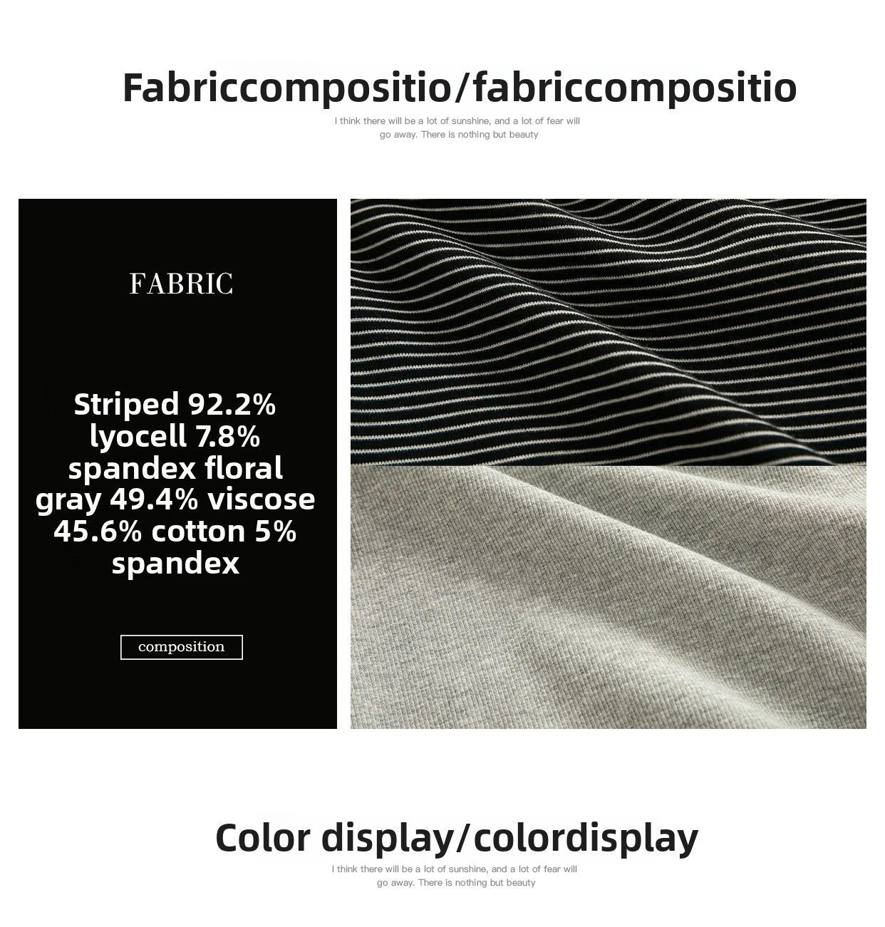 Baishiwang Silk Blend Knitted Pants Women's Summer Loose Casual Drape Long Striped Trousers Versatile Comfortable Long Pants