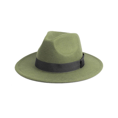 Topi Fedoras Musim Dingin Topi Jazz Klasik Felt Topi Fedora Panama Kasual untuk Pesta Putih chapeau luxe chapeu panama masculino