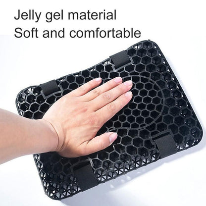 Capa de Banco Universal Antiderrapante para Alívio de Pressão Almofada de Assento de Moto Confortável Colmeia de Gel Acessórios para Moto