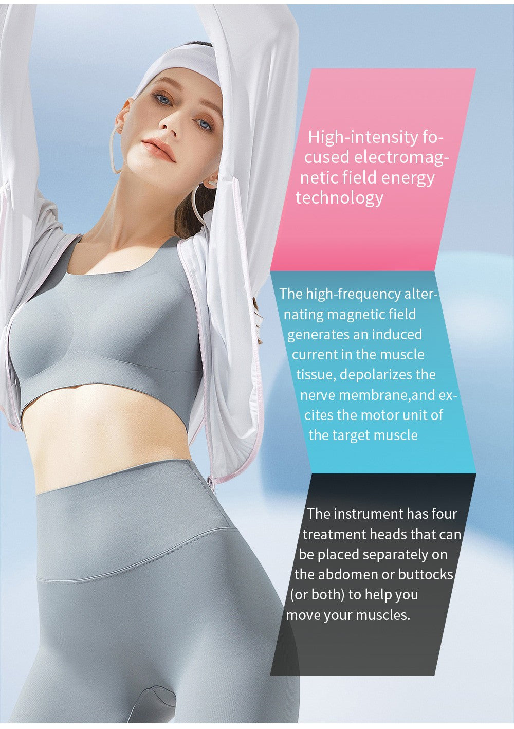 EMSZero High Power RF EMS Device – Portable Slimming & Body Sculpting Machine with Fat Reduction Function