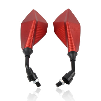 2 Peças 10MM Universal Retrovisor de Moto Grande Angular Ajustável Para Scooter Bicicleta Elétrica Ciclomotor Quadriciclo Acessórios Modificados