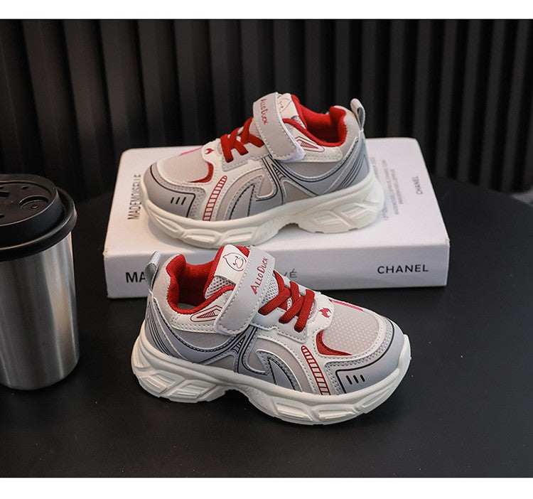 2025 Spring Autumn New Boys Kids Sport Shoes Girl Baby Toddler Mesh Breathable Casual Running Shoes Soft Soled Children Sneakers