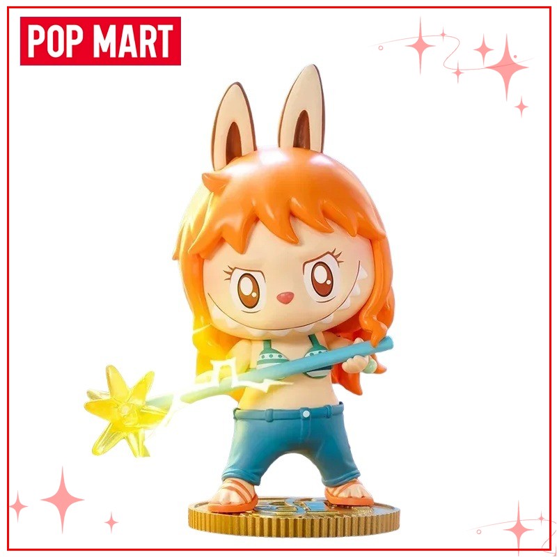Pop Mart THE MONSTERS Labubu One Piece Series Blind Boxes Labubu One Piece Figurinhas Presente