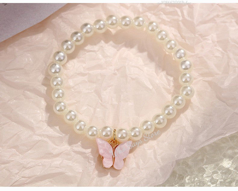 Conjuntos de Joias de Borboleta com Cristal Acrílico Romântico Pulseira Anel Colar Brinco Conjunto para Mulheres Acessórios de Vestido de Jantar de Casamento