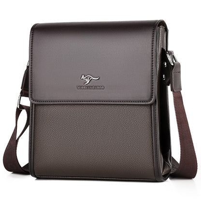 Luxury Brand Messenger Bag Men Leather Side Shoulder Bag For Men Business Office Work Bag Male Briefcase Casual Crossbody Bag