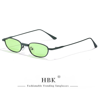 Óculos de Sol HBK New Retrô Polarizados Masculino Armação Pequena Lentes Tac Óculos de Sol Punk Feminino Pesca Óculos de Festa ao Ar Livre