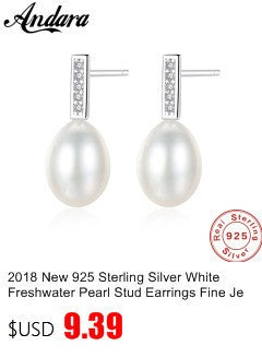 New Design Fashion 925 Sterling Silver Long Flower Earrings For Woman Girls Gift Statement Jewelry Pendientes